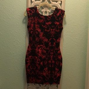 Bodycon mini cocktail dress